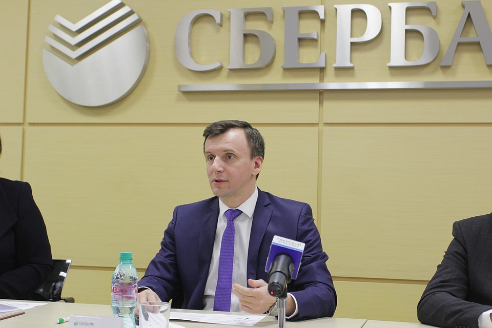 Управляющий Тверским отделением Сбербанка России Сергей Ющенко Фото: Виктория ТУШКОВА