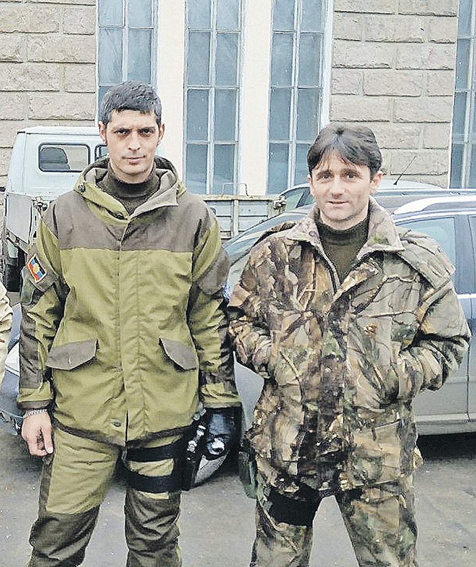 Деян Берич и ополченец "Гиви" (Михаил Толстых). Фото: Личная страничка героя публикации в соцсети