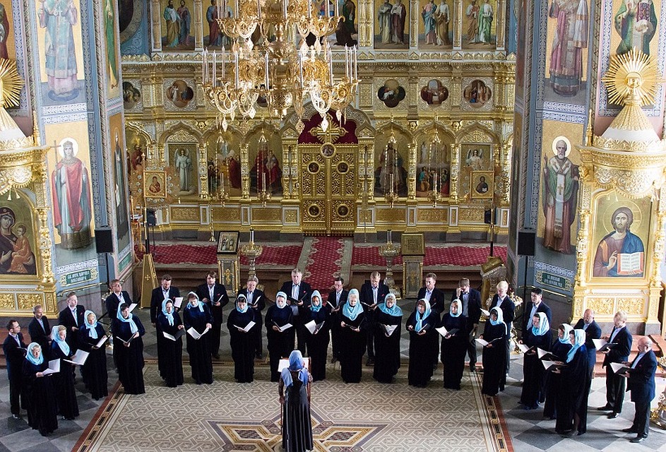 Остров Валаам (Карелия), 2017 г. На международном фестивале православного пения «Просветитель» камерный хор Челябинской филармонии был единственным светским коллективом. Фото: Александра Третьякова.