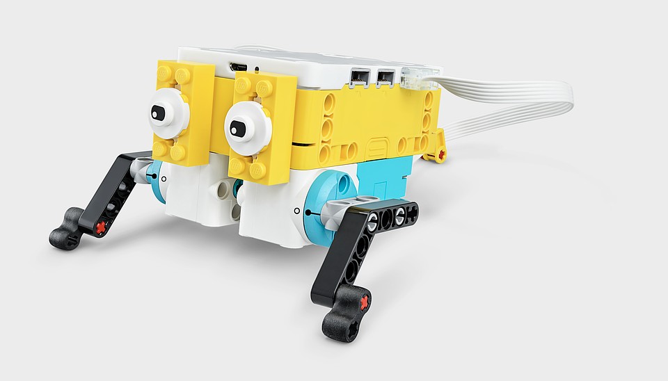 Конструкторы LEGO Education SPIKE Prime позволяют проектировать любые самые замысловатые механизмы. Фото: LEGO.