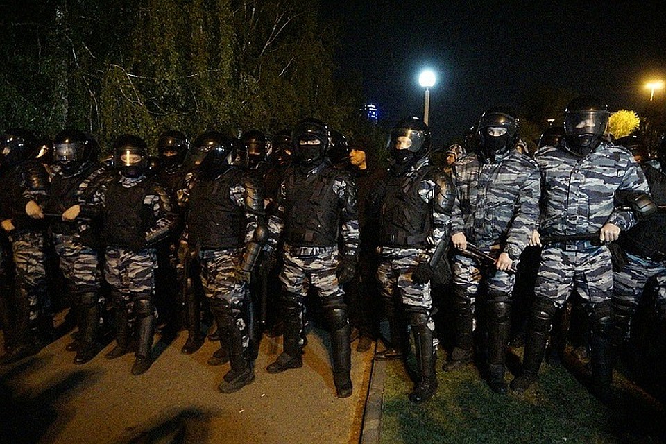 На акции протеста были задержаны 26 человек. Фото: Алексей БУЛАТОВ