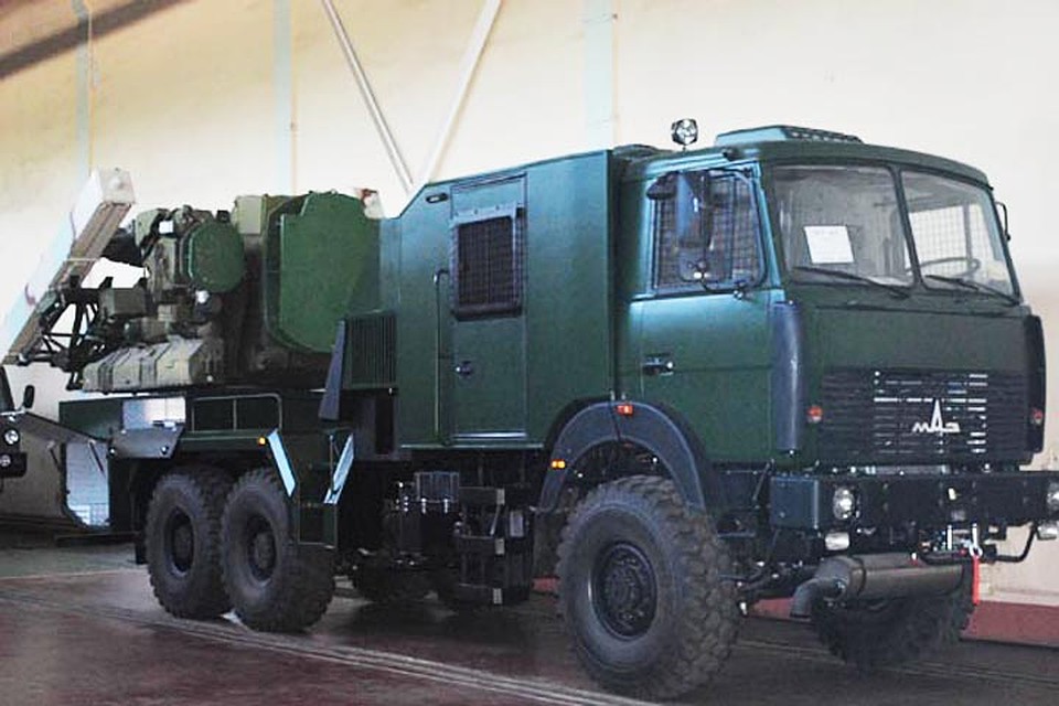 Модернизированный ракетный комплекс «Оса» на базе МАЗа. Фото: Госкомвоенпром.