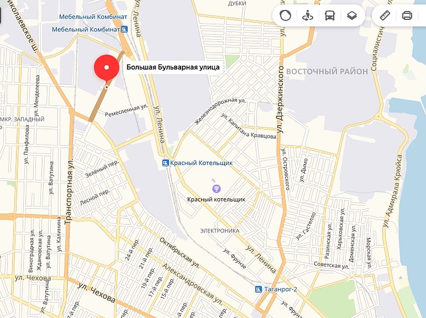 Здание находится в черте города. Фото: Яндекс.Карты.