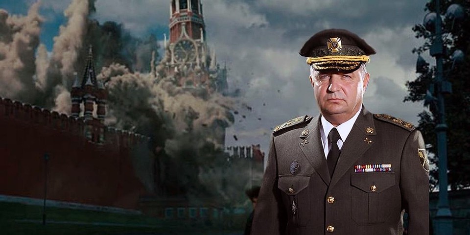 Неизвестно, кто пожурил министра или напугал, но через час он убрал свое фото на фоне горящего Кремля Фото: twitter.com
