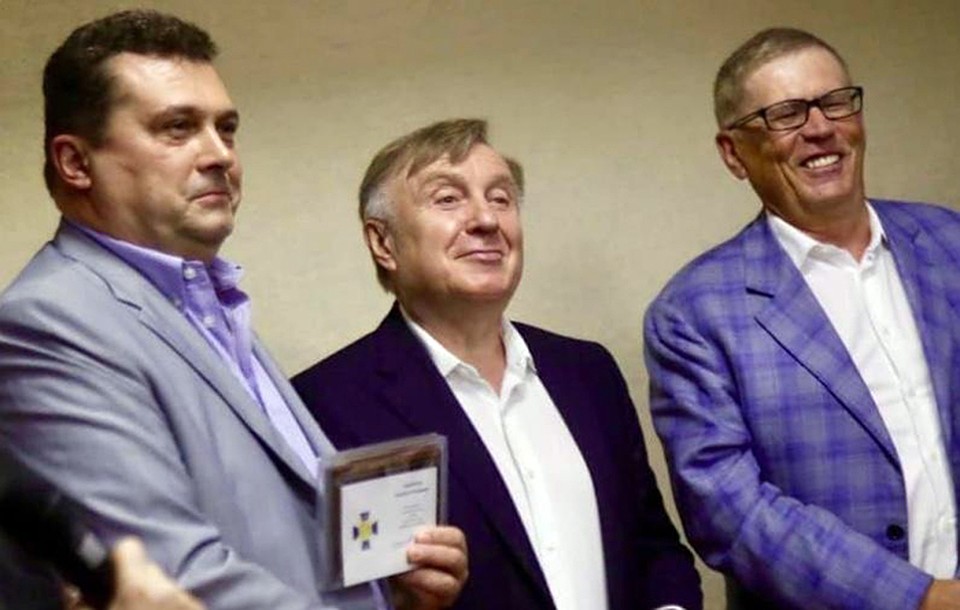 Награждается Валерий Симонов, ныне главред газеты «Труд» Фото: Владимир ВЕЛЕНГУРИН