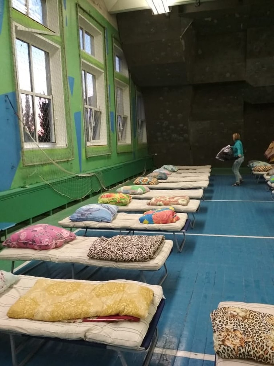 Пункт временного размещения уже готов Фото: пресс-службы администрации Барнаула