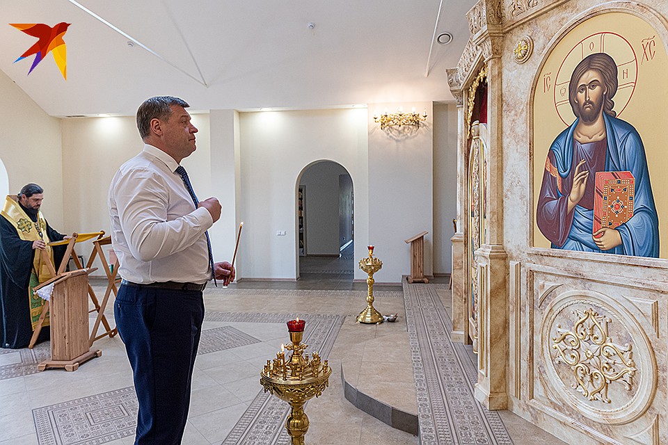 Игорь Бабушкин в одном из Астраханских храмов Фото: Михаил ФРОЛОВ