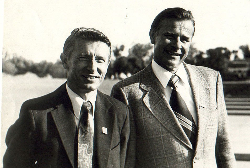 Леонид Гарай и Лев Яшин.