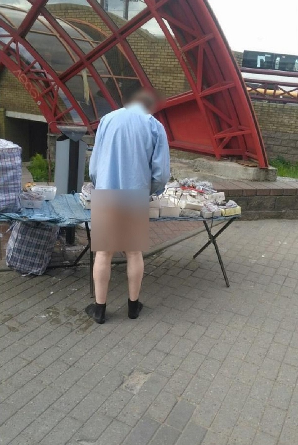 В Гродно задержали продавца очков без трусов. Фото: УВД Гродненского облисполкома.