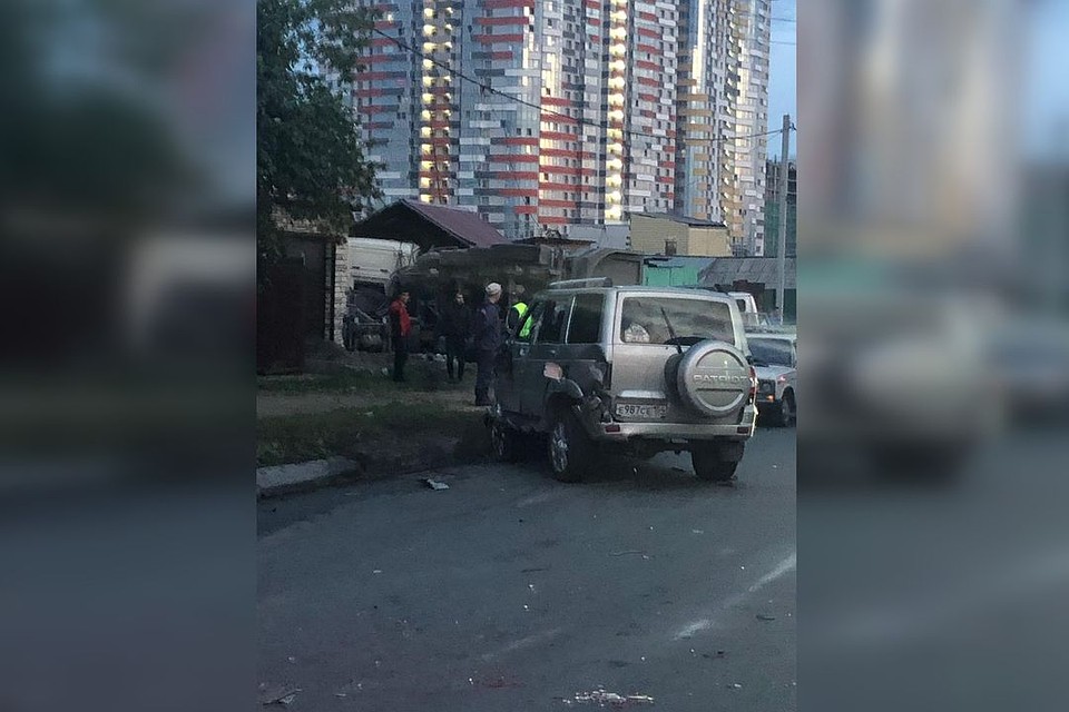 В аварии пострадали двое, их увезли в больницу. Фото: ГИБДД Новосибирска.