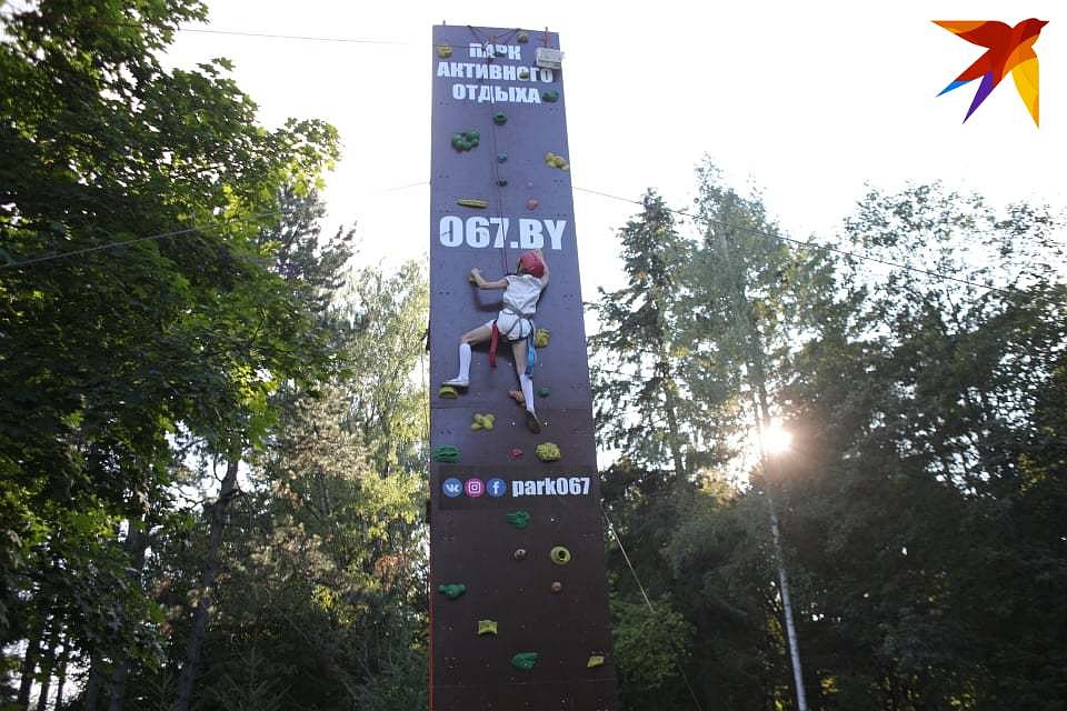 На детской зоне был даже скалодром! Фото: Святослав ЗОРКИЙ