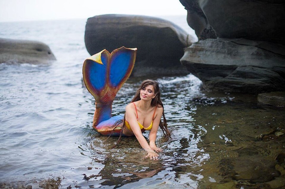 Русалочие хвосты девушка делает сама. Фото: mermaid_slobodchikova_nastia