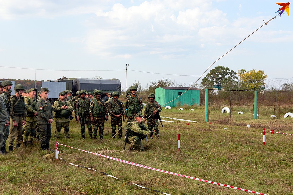 С помощью кошек наши военные расчищают минные поля Фото: Александр Харланов