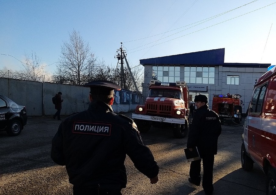 На месте ЧП работает полиция Фото: Кира Санникова