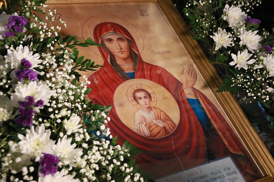 100-летие Михаила Калашникова: В Курье освятили храм Знамения Пресвятой Богородицы Фото: Олег УКЛАДОВ