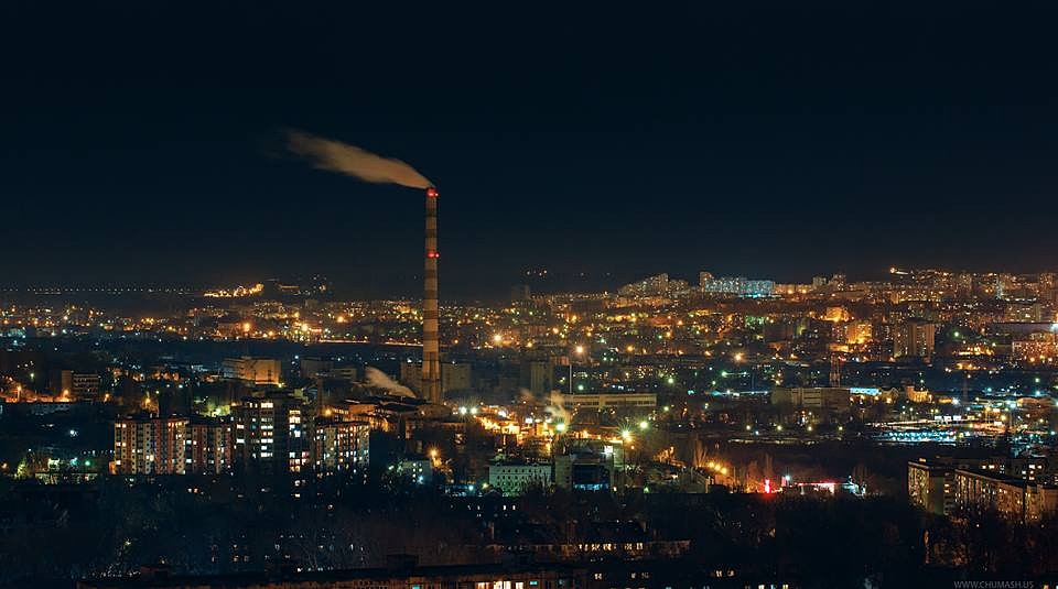 Ночной Кишинев. Фото: Пелин Олег