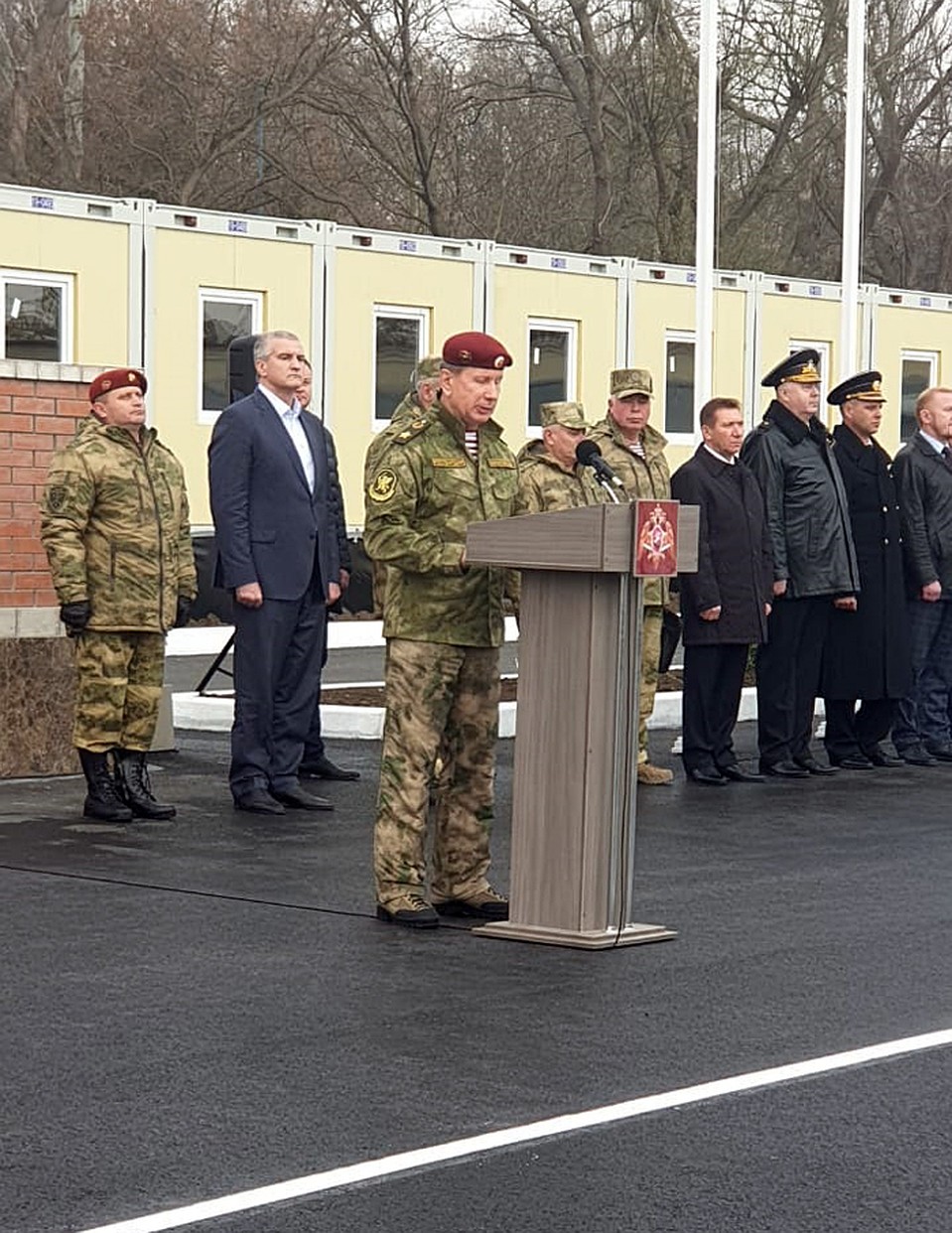 Виктор Золотов совершил рабочую поездку в Керчь Фото: Предоставлено Росгвардией
