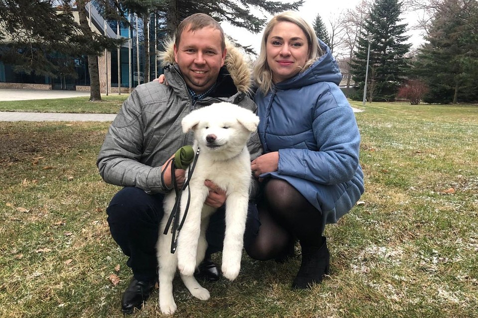 Счастливчики получили верных друзей в подарок от губернатор региона. Фото: Предоставлено героем публикации