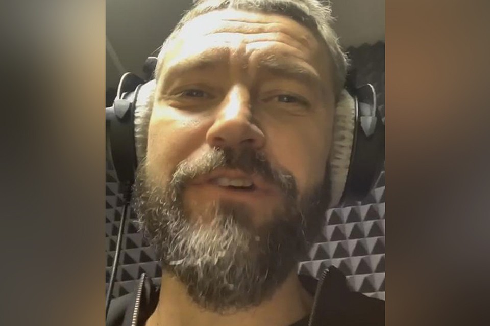 Владимир Кристовский в студии звукозаписи "Союзмультфильма" Фото: Личная страничка героя публикации в соцсети