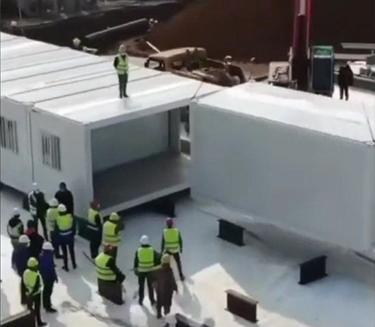 Власти Поднебесной пообещали завершить реализацию проекта в рекордно малые сроки - к первым числам февраля. Фото: www.youtube.com