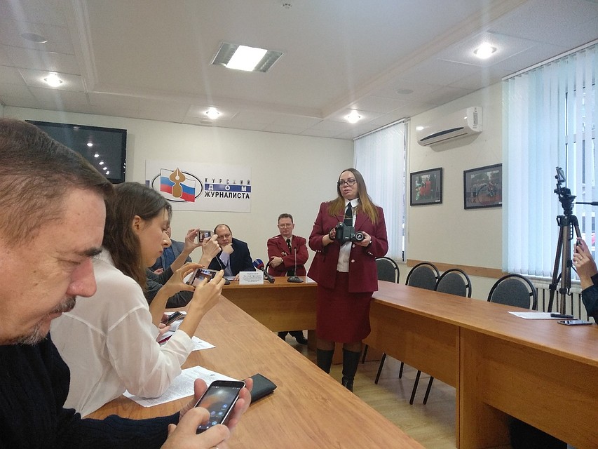 Журналистам продемонстрировали работу тепловизора Фото: Яна ШЕЛЕСТ