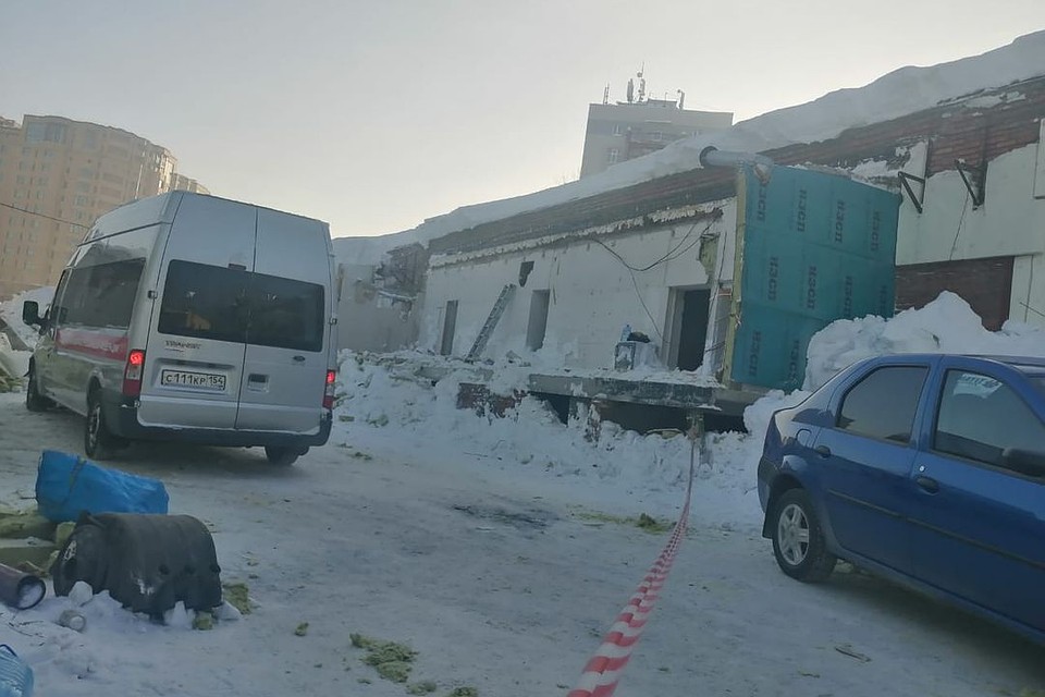 Так сейчас выглядит рухнувшее здание. Фото: Анна ПАШАГИНА