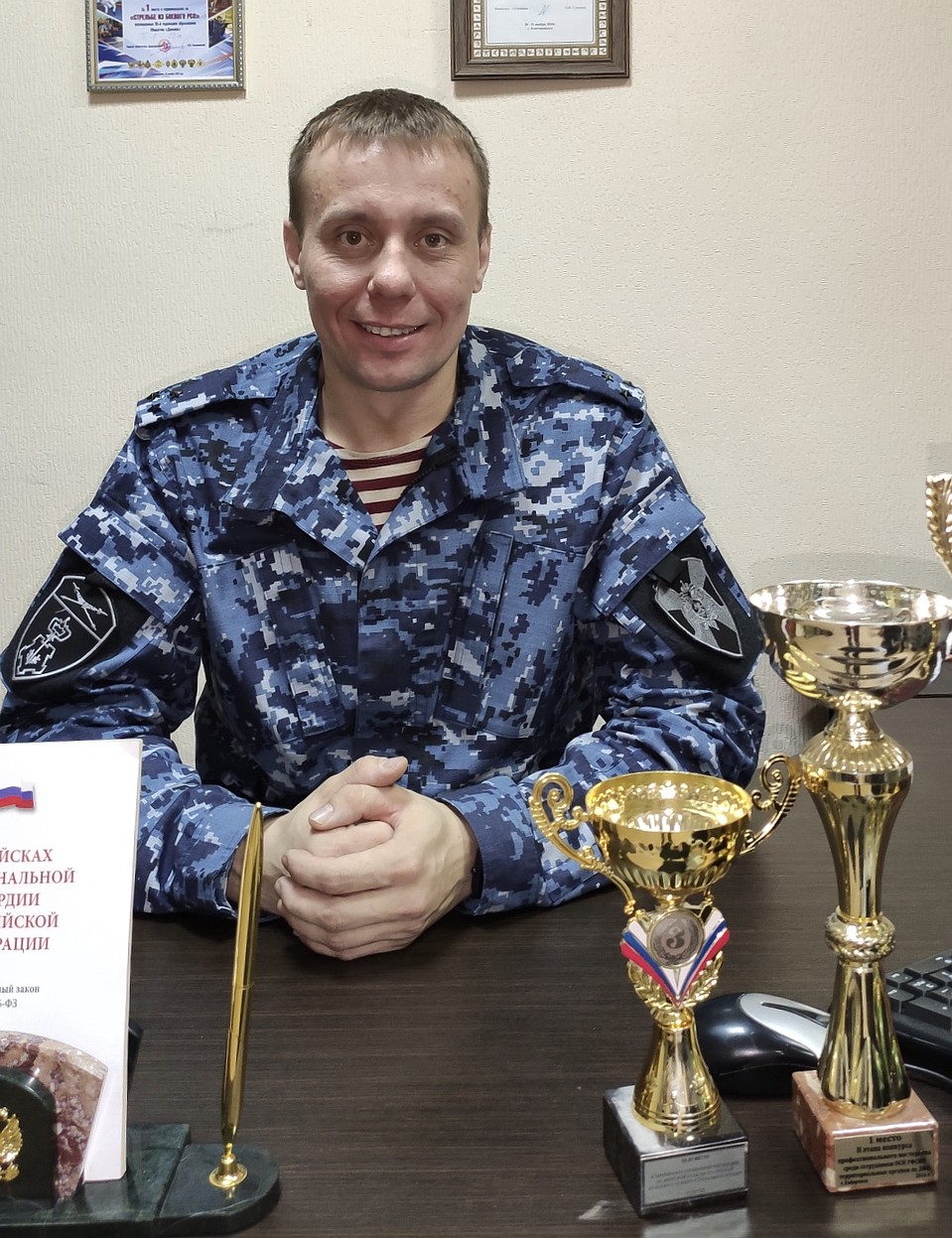 сотрудник ФГКУ «ОВО ВНГ России по Амурской области» старший лейтенант полиции Игорь Пивоваров. Фото: hab.kp.ru