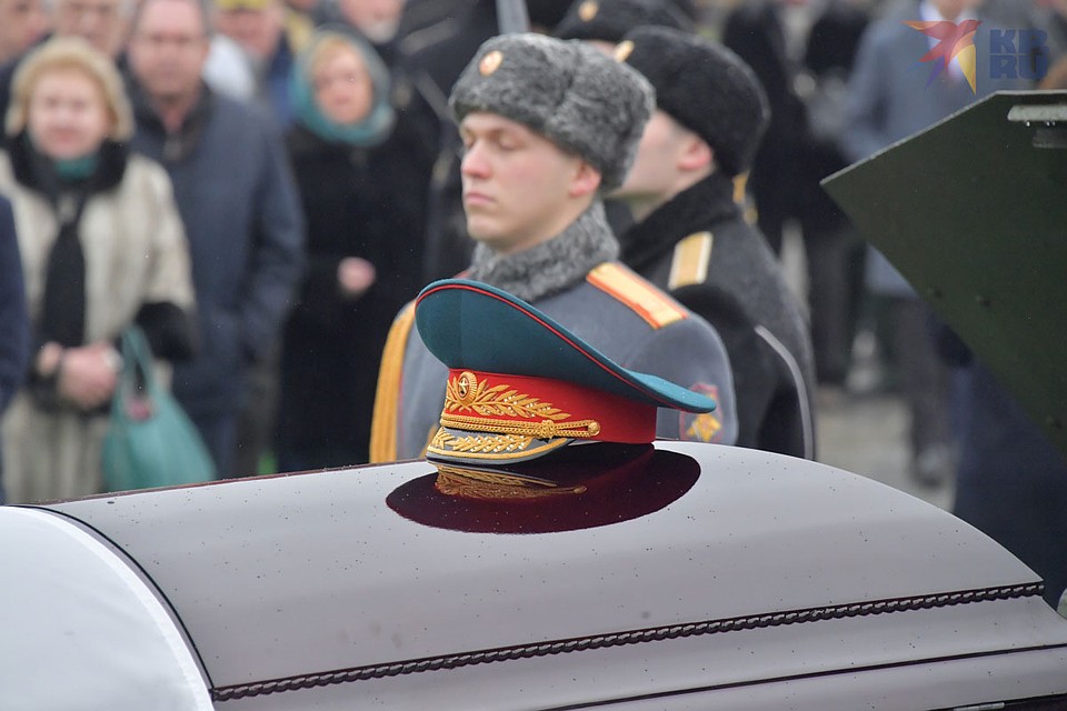 В Москве прошла церемония прощания с маршалом Советского Союза Дмитрием Язовым. Фото: Владимир ВЕЛЕНГУРИН