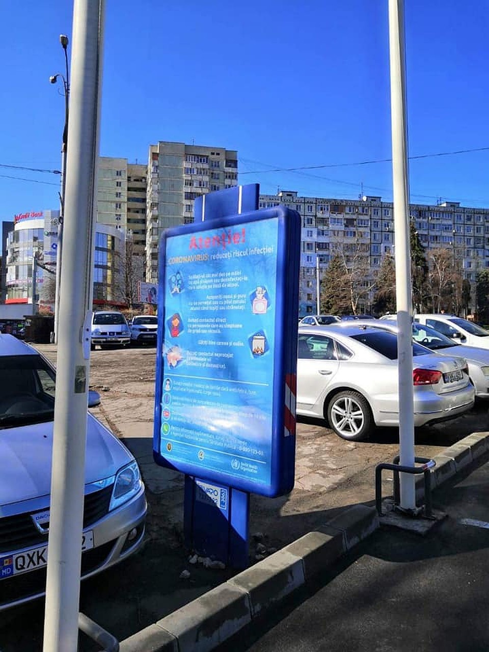 В Кишиневе стартовала информационная кампания против коронавируса