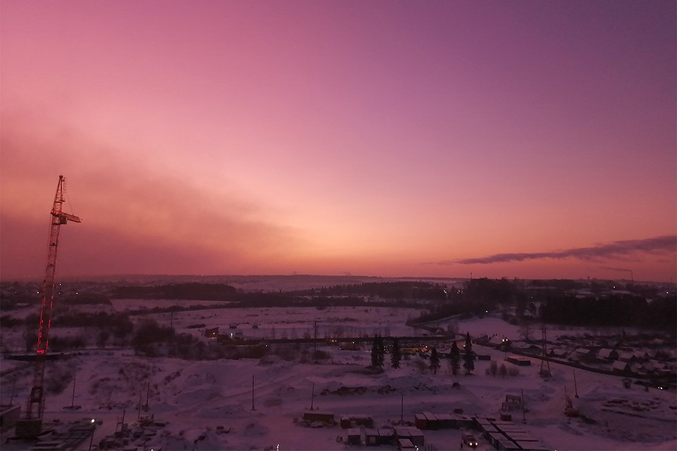Стратосферные перламутровые облака. Фото: vk.com/meteokirov, Павел КОЩЕЕВ