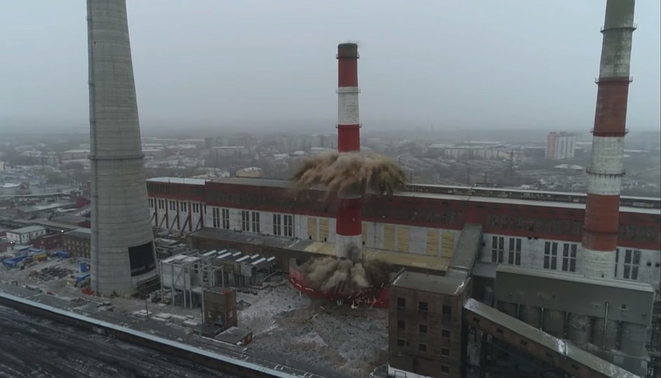 Взрыв трубы на ТЭЦ-1. Фото: СГК