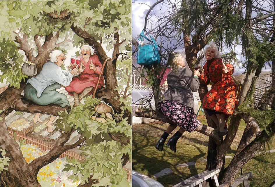Инге Лоок "Веселые старушки". Фото: Наталия Налетова