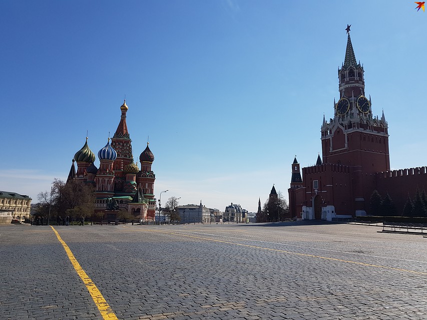Пустая Красная площадь 1 мая 2020 года Фото: Алиса ТИТКО
