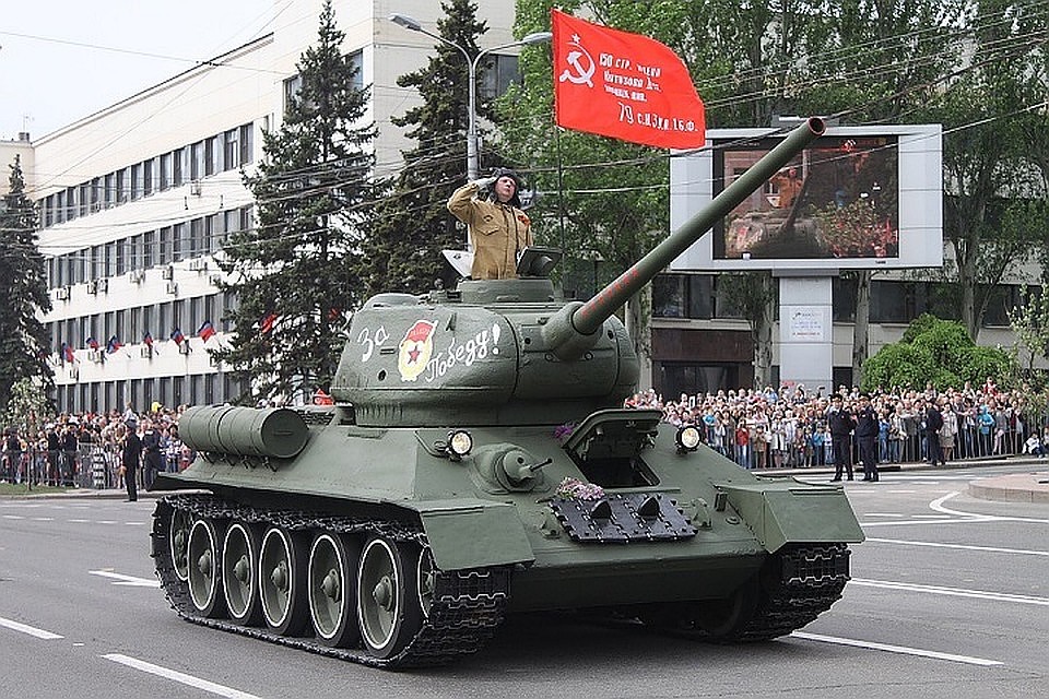 Фото с празднования Дня Победы в Донецке в 2019 году Фото: Никита МАКАРЕНКОВ, Павел ХАНАРИН