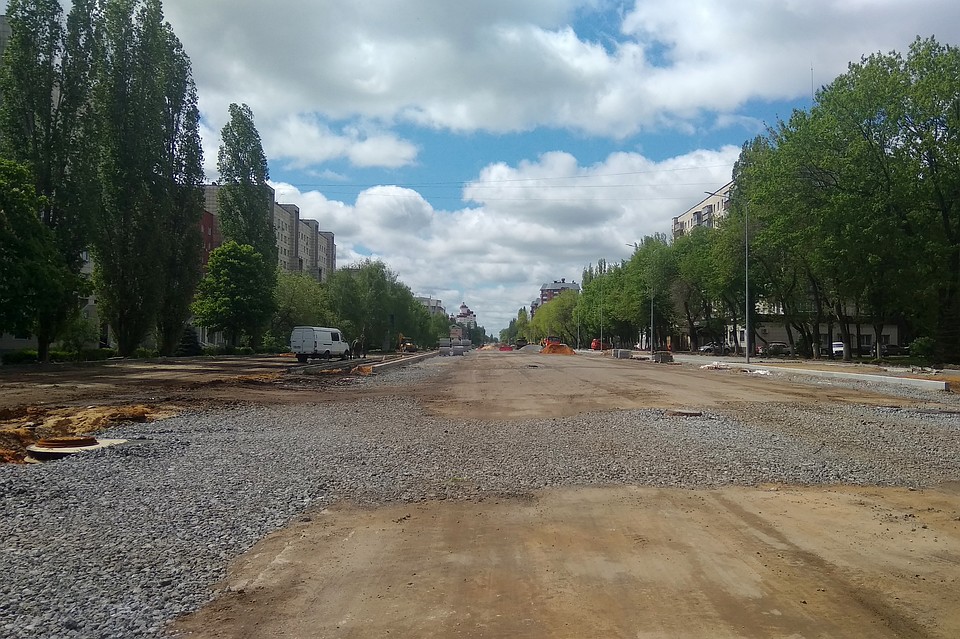Ремонт проспекта Победы в Липецке Фото: Юлия КЛЮЕВА