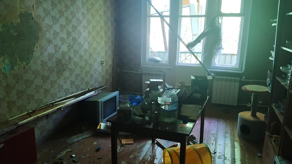 Квартира получила повреждения Фото: МЧС Татарстана