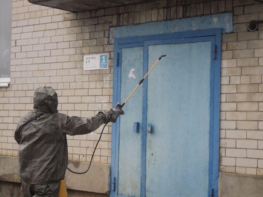 В учреждении проведена полная дезинфекция