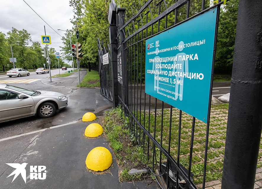 На входе в парк - напоминание главного правила. Фото: Андрей АБРАМОВ