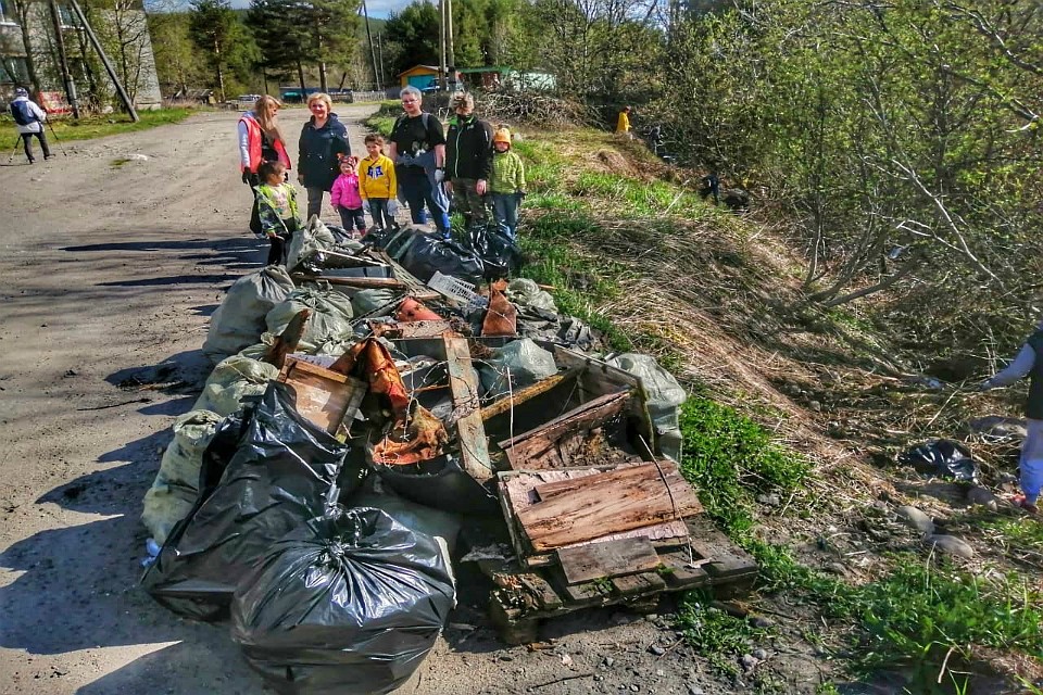 Северяне делают города чистыми.