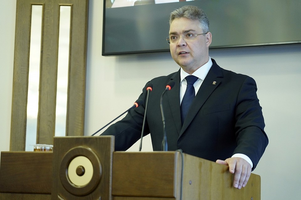 За пять месяцев Владимиров заметно преобразился. Май 2020 года. Фото: пресс-служба главы Ставрополья