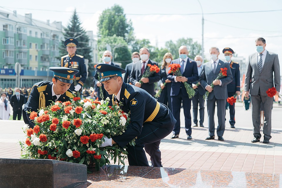 Парад победы в Липецке Фото: Пресс-служба администрации города Липецка.