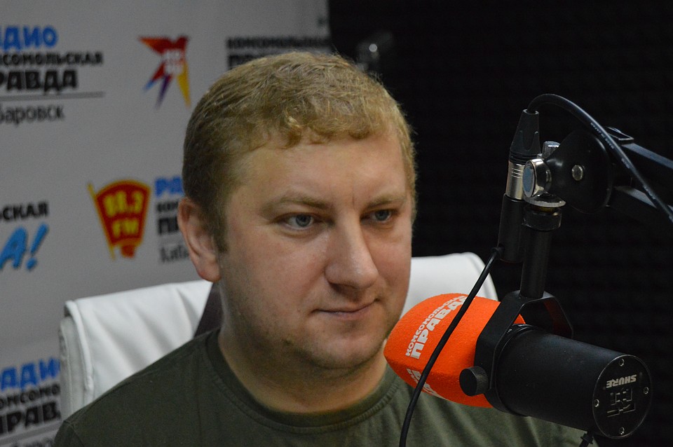 Степан Чернов, руководитель пресс службы футбольного клуба «СКА - Хабаровск» Фото: Сергей ПЯТКОВ