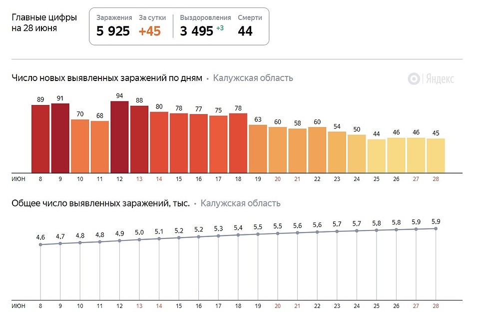 Последние данные по коронавирусу в Калуге на 28 июня 2020 года Фото: из архива КП