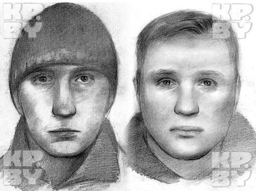 Фоторобот подозреваемых в совершении теракта в минском метро 11 апреля