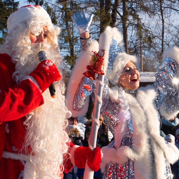 Резиденция Деда Мороза на Городской ферме ВДНХ