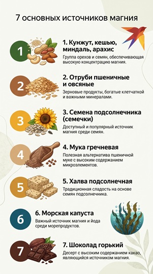 Источники магния