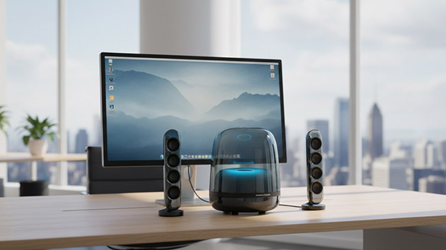 Harman/Kardon Soundsticks 4. Фото: Павел Громов / Нейросеть