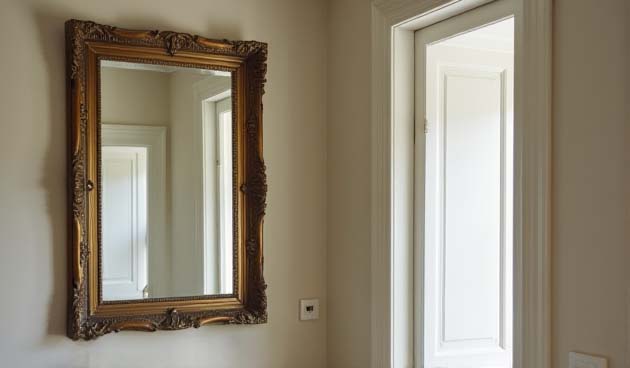 Зеркало в резной оправе