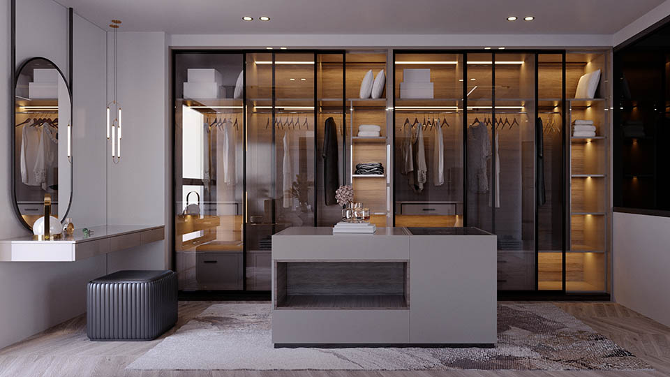 Гардеробная комната: лучшие идеи дизайна в 2025 году