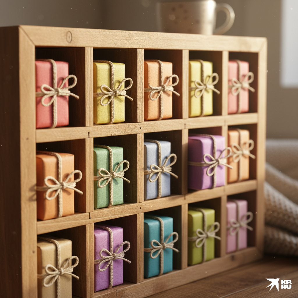 Фото и картинки с адвент-календарями для вдохновения